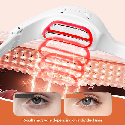 Electric 3D Eyes Massager EMS Eye Massage Glasses Red Light Eye Care Lighten Dark Circles Eye Relax Massager