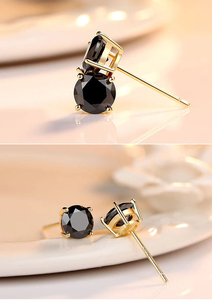 Moissanite Earrings for Women Pass Diamond Test Pen 100%  With Certificate Ear Studs 925 Sterling Silver Fine Jewelry