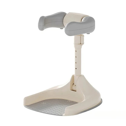 Adjustable Baby Shower Rack - Foldable Anti-Slip Bath Caddy for Infants, Secure Bathtub Organizer with Drainage Holes