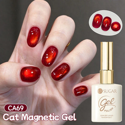 UR SUGAR 15ml Cat Magnetic Gel Nail Polish 30 Colors Semi Permanent Magnetic Gel UV/LED Soak Off Painting Vanrish Design