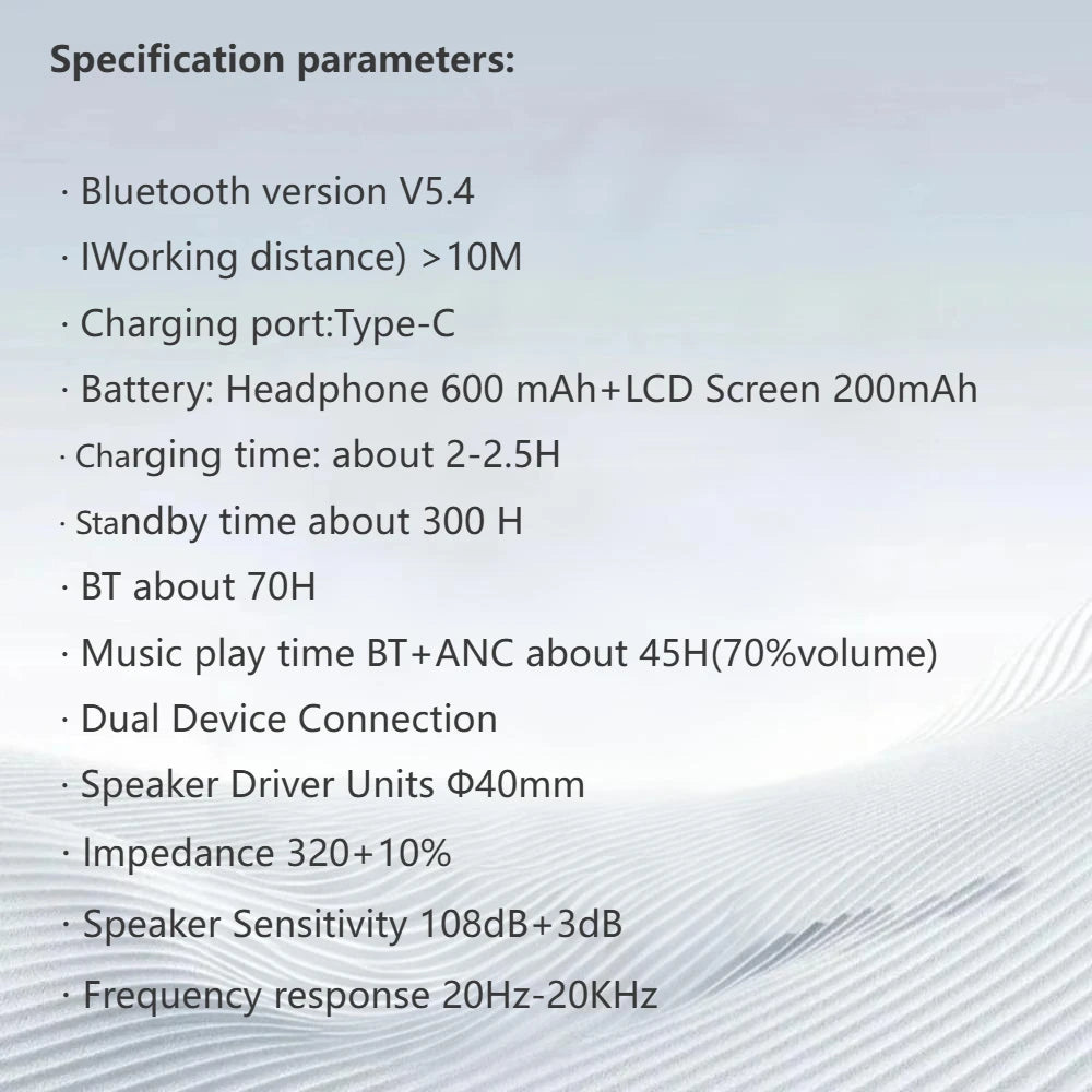 Noise Cancelling earphones With detachable display screen 930Plus Head-mounted Headphones Wireless Bluetooth Earphones With Mic