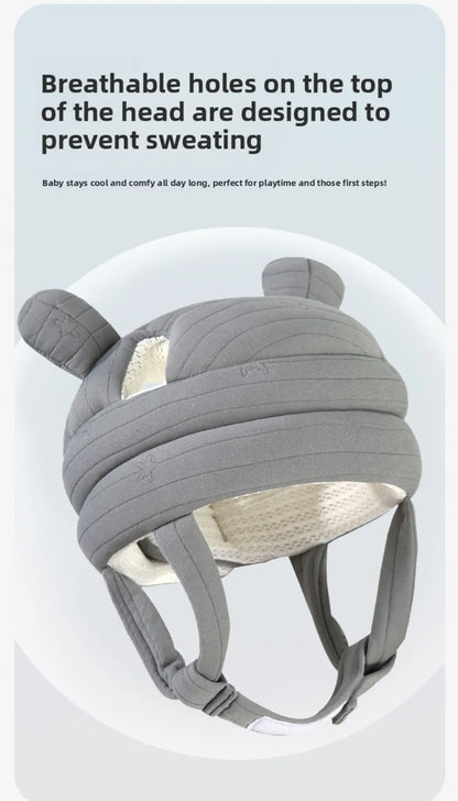 New Anti Fall Walking Protective Hat Anti-collision Breathable Thick Protective Helmet 360 Head Protection Soft Head Protector