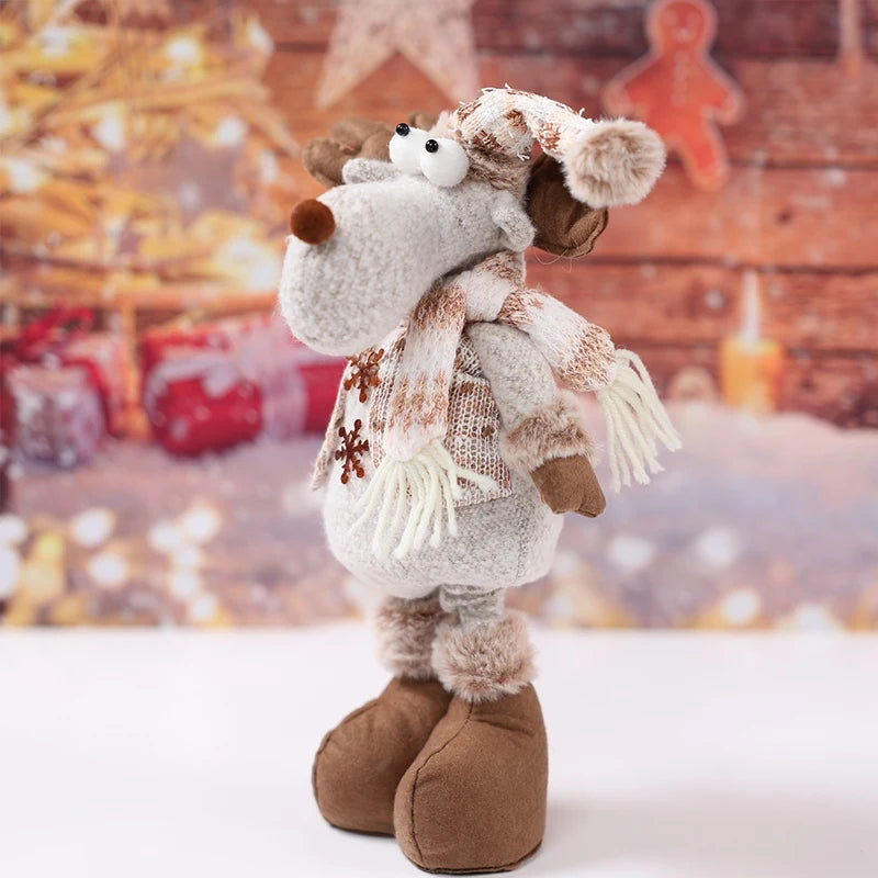 Telescopic Christmas Doll Merry Christmas Decorations For Home 2025 Christmas Ornament Xmas Navidad Noel Gifts New Year 2026