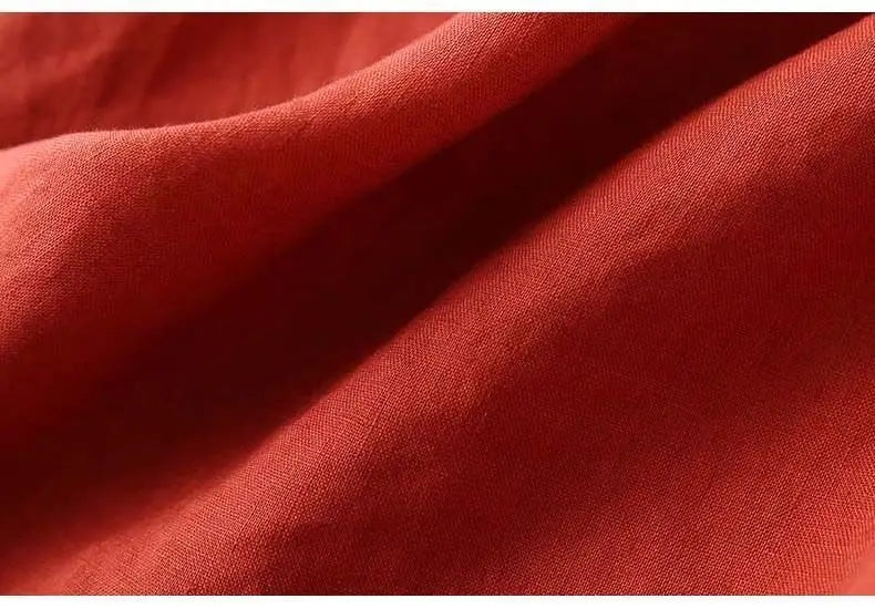 2023 Chinese Style Embroidery Blouse for Women  Summer O-neck Short Sleeve Cotton and  Linen traditional Tang suit Top
