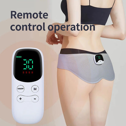 EMS Hips Trainer Butt Muscle Stimulator USB Charging Wearable Buttocks Toner 10 Modes 30 Levels with Remote Control for Women