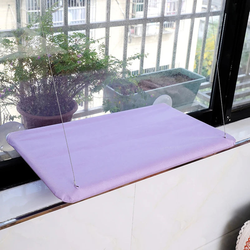 Pet Cat Hammock Hanging Cat Bed Bearing 20Kg Comfortable Cat Sunny Window Seat Mount Kitten Climbing Frame Pet Accessories